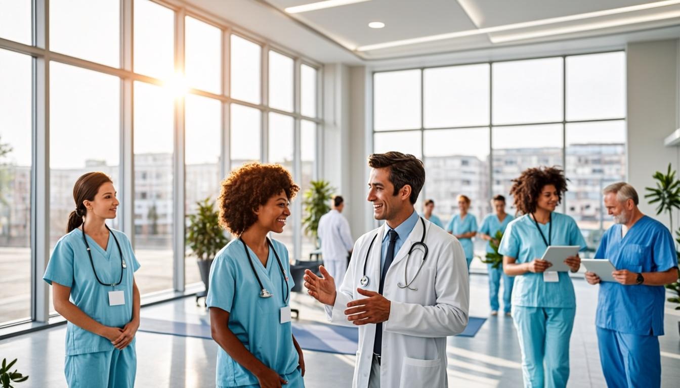 Healthcare background